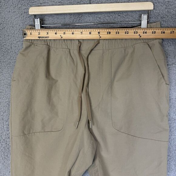 Lululemon Pants Mens L Beige Bowline Utilitech Athletic Elastic Waist Drawstring - Picture 3 of 10